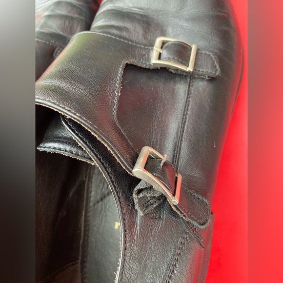 Leather men’s designer shoes - Bruno Magli oxfords - Picture 6 of 8